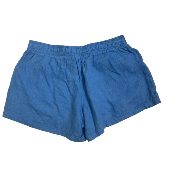 Lilly Pulitzer Baybreeze Linen Shorts Beckon Blue Size Small - Picture 6 of 8